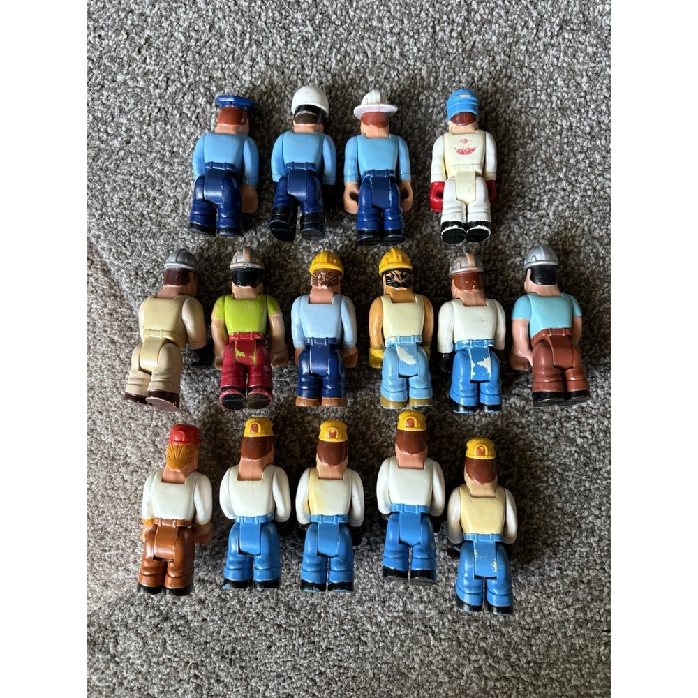 Vintage LOT of 15 Fisher Price Husky Helpers Construction,/Police and Others - Picture 6 of 9